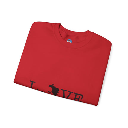 LOVE Haitian Island Edition Sweatshirt Minimalist Heritage Series Love Crewneck Sweatshirt