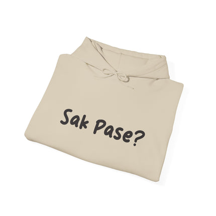 Sak Pasè? Haitian Greeting Hoodie Cultural Streetwear Unisex Premium Hooded Sweatshirt Caribbean Pride Series