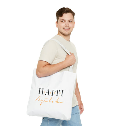1804 Ayibobo Haiti Heritage Limited Tote Kreyòl Freedom Script Edition - CreoleSizzle