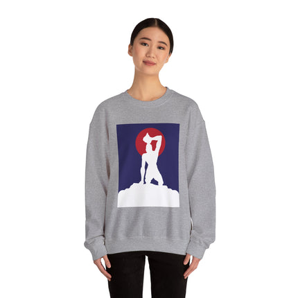 Neg Mawon Rising Haitian Freedom Silhouette Sweatshirt Ancestral Strength Series  Inspirational Unisex Crewneck Sweatshirt