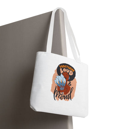 Haitian Loud & Proud Premium Cultural Tote Bags Limited Artist Edition - CreoleSizzle