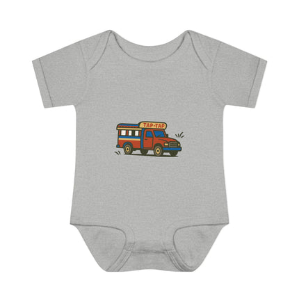 Ride of Culture Haitian Tap-Tap Baby Bodysuit Infant Caribbean Series Premium Unisex Onesie Unique Baby Wear