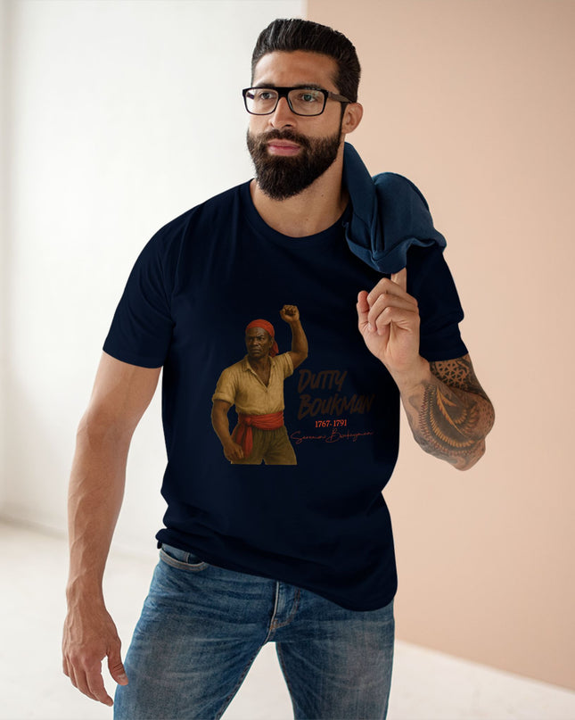 Dutty Boukman Revolution Sweatshirt | Voodoo Warrior Graphic, Unisex Bold Heritage Streetwear, Dutty Boukman Graphic Tee