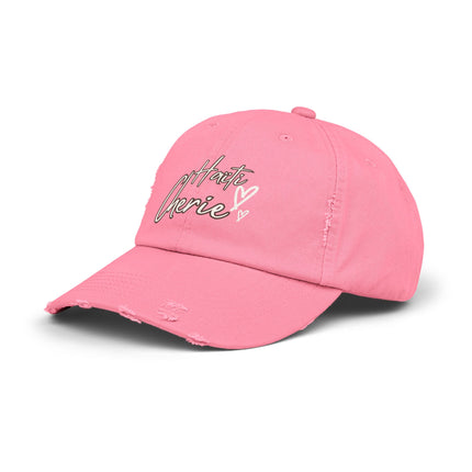 Haiti Cherie Distressed Cotton Hat – Celebrate Haitian Pride in Style - CreoleSizzle