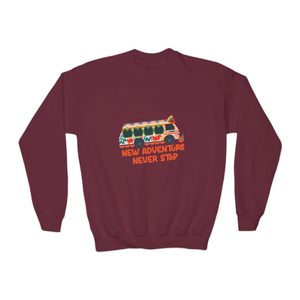 The Explorer’s Ride  Tap-Tap Adventure Sweatshirt Haitian Travel Series Youth Premium Crewneck