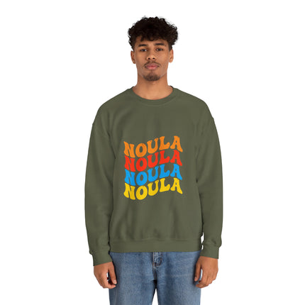 Haitian Pride Crewneck Sweatshirt Nou La Design Premium Ethically Made Apparel Chill with Haitian Cultural Flair - CreoleSizzle