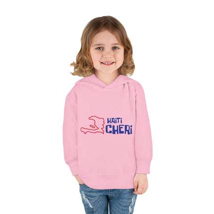 Haiti Chéri Toddler Pullover Hoodie Playful SpongeBob-Inspired Design Haitian Pride Kids Apparel