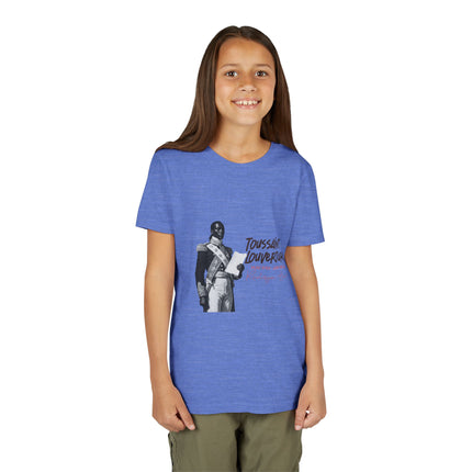 Toussaint Louverture Youth T-Shirt Haitian History Kids Tee Black History Month Cultural Apparel Youth Short Sleeve Tee