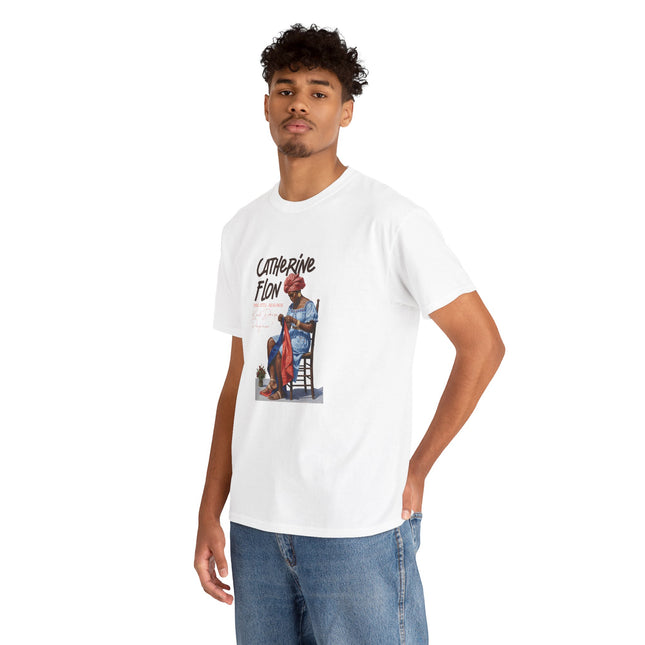 Catherine Flon Sweatshirt – Honoring Haitian Heritage | Unisex Cultural Apparel | Gift for History Buffs Catherine Flon Unisex Heavy Cotton Tee - CreoleSizzle