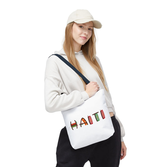 Haiti Art Limited Edition Heritage Tote Bag African Roots Design - CreoleSizzle