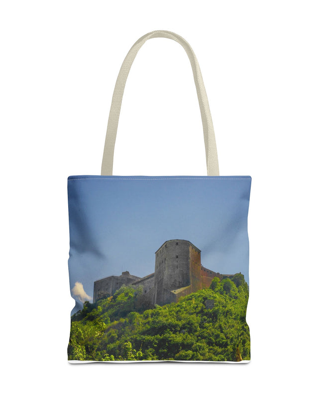 Haitian Citadelle Laferrière Tote Bag – Historical Haiti Travel Bag – Durable All-Over Print Shopping Bag - CreoleSizzle