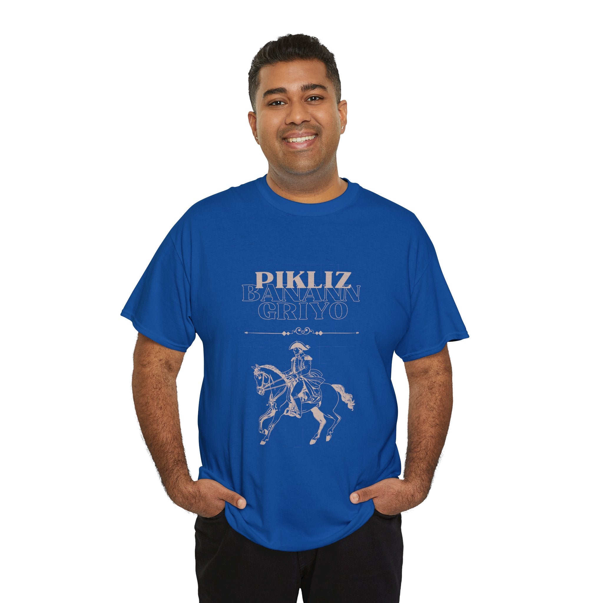 Pikliz Banann Griyo T-Shirt – Haitian Cuisine Inspired Tee – Unisex Cultural Graphic Shirt