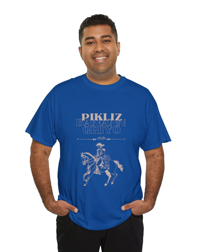 Pikliz Banann Griyo T-Shirt – Haitian Cuisine Inspired Tee – Unisex Cultural Graphic Shirt - CreoleSizzle