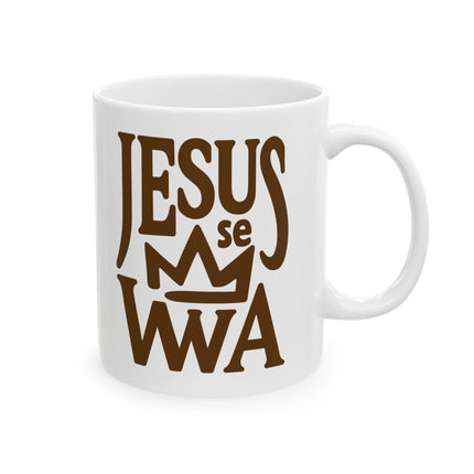 Jezi se Wa Limited Faith and Heritage Edition Ceramic Mug Haitian Spiritual Pride Design - CreoleSizzle