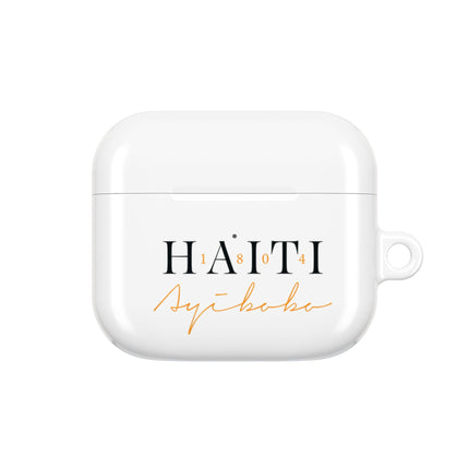 Haiti 1804 Ayibobo Heritage Pride AirPods Case Elegant Independence Edition