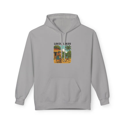 Lakou Memories Unisex Heritage Hoodie Limited Artist Edition Creole Roots Apparel Relaxed Fit Sweatshirt