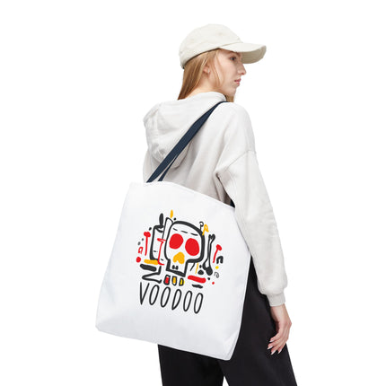 Voodoo Art Haitian Spiritual Symbols Tote Afro-Caribbean Vodou Design - CreoleSizzle