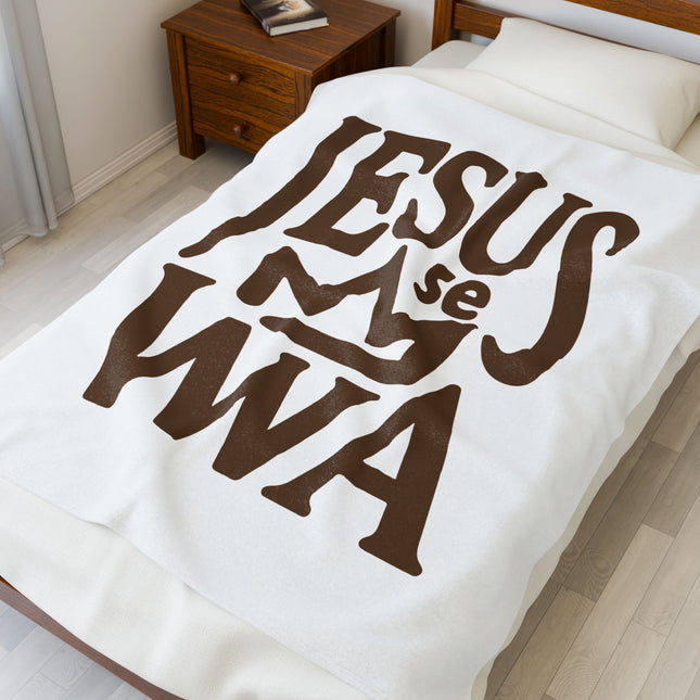 Jezi se Wa Premium Plush Blanket Haitian Faith and Cultural Pride - CreoleSizzle
