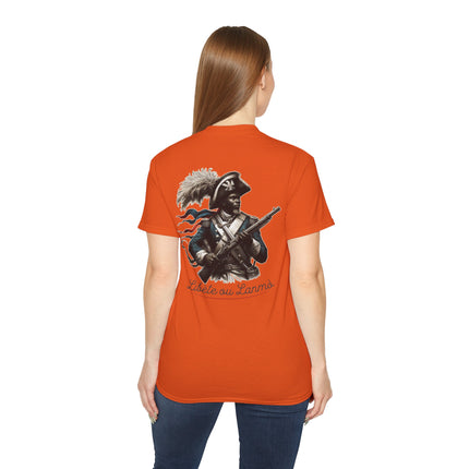 Liberty or Death Revolutionary Spirit Tee Haitian Independence Apparel Unisex Premium Cotton T-Shirt