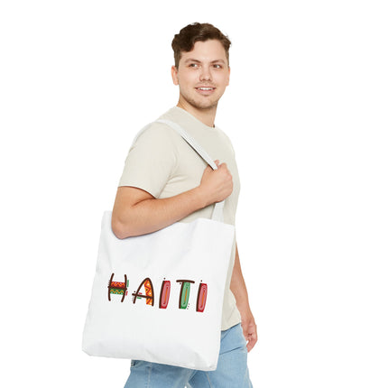 Haiti Art Limited Edition Heritage Tote Bag African Roots Design - CreoleSizzle