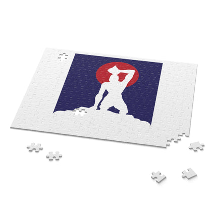 Neg Mawon Rise of Freedom Puzzle Minimalist Haitian Resistance Edition - CreoleSizzle