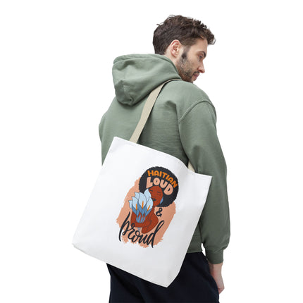 Haitian Loud & Proud Premium Cultural Tote Bags Limited Artist Edition - CreoleSizzle