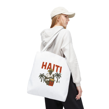 Haiti’s Heartbeat Limited Edition Heritage Tote Agricultural Roots Design - CreoleSizzle