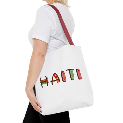 Haiti Art Limited Edition Heritage Tote Bag African Roots Design - CreoleSizzle