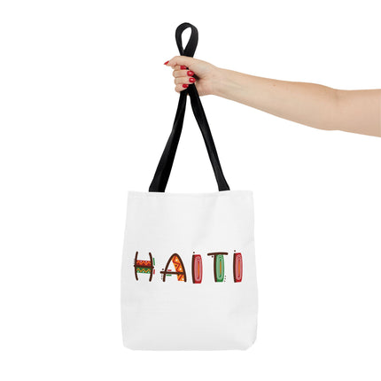 Haiti Art Limited Edition Heritage Tote Bag African Roots Design - CreoleSizzle