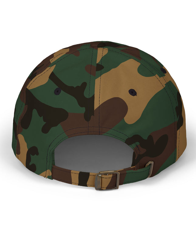 Tèt Chaje Camo Hat Haitian-Inspired Dad Cap for Everyday Style Classic Dad Cap - CreoleSizzle