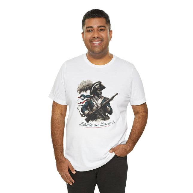 Liberté ou La Mort – Revolutionary Heritage Sweatshirt | Haitian Pride Apparel, Unisex Jersey Short Sleeve Tee - CreoleSizzle