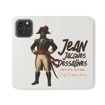 Legacy of Dessalines Limited Heritage Collector’s Tee Flip Case Stylish Phone Wallet Case Revolutionary Leadership Edition