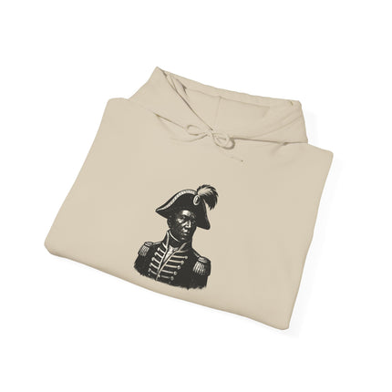 Legacy of Leadership Hoodie Toussaint Louverture Tribute Haitian Heritage Series Unisex Premium Hooded Sweatshirt