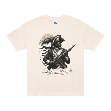 Liberty or Death  Haitian Freedom Cry T-Shirt Revolutionary Icons Series Unisex Premium Crewneck Classic Tee