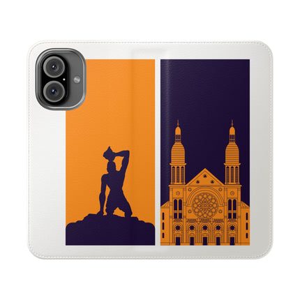 Ayiti Soulscape Marron And Cathedral Mirrored Flip Case for iPhone Edition Symbol of Dual Heritage