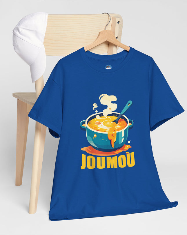 Premium Joumou T-Shirt Celebrating Haitian Heritage and Freedom Unisex Heavy Cotton Tee - CreoleSizzle