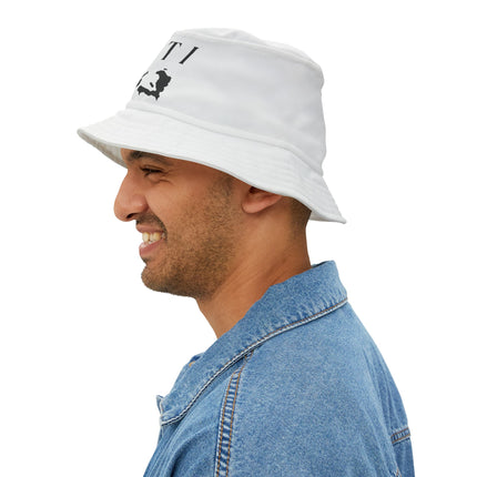 HAITI Island Spirit Icons Exclusive Minimalist Bucket Hat for Cultural Pride And Tropical Vibes