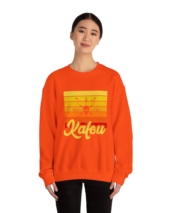 Exclusive Kafou Sweatshirt Symbol of Strength Culture and Spirituality with Comfort and Style - CreoleSizzle