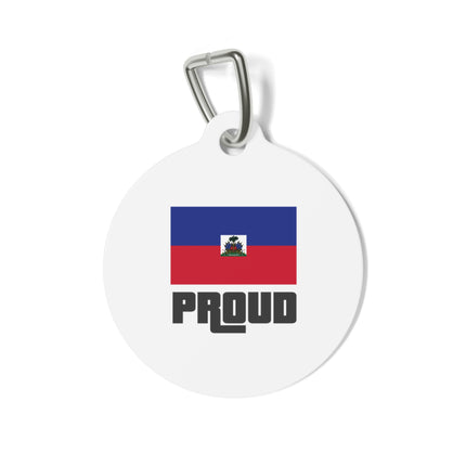 Proud Haiti Flag Remix Tee Pet Tag Limited Street Heritage Edition