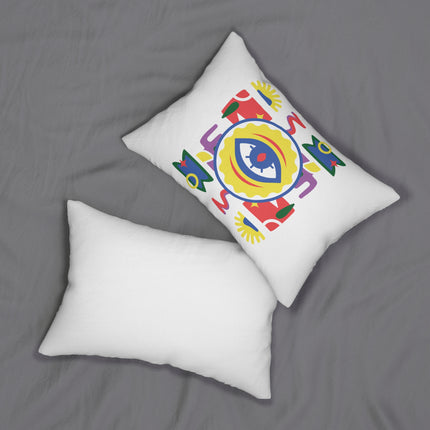 Eye of Protection Afro-Haitian Artist Edition Talisman Pillow Vodou Inspired Design - CreoleSizzle