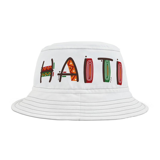 Haiti in Tribal Color Limited Heritage Edition Bucket Hat Afro-Creole Roots Design
