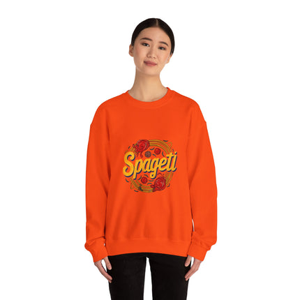 Cozy Spageti Sweatshirt Celebrate Haitian Culinary Heritage with Style and Premium Comfort - CreoleSizzle