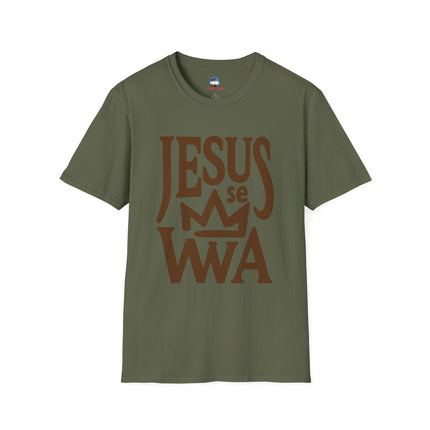 Jezi Se Wa Jesus is King T-Shirt Haitian Faith Series Premium Crewneck Faith-Inspired Unisex Softstyle T-Shirt