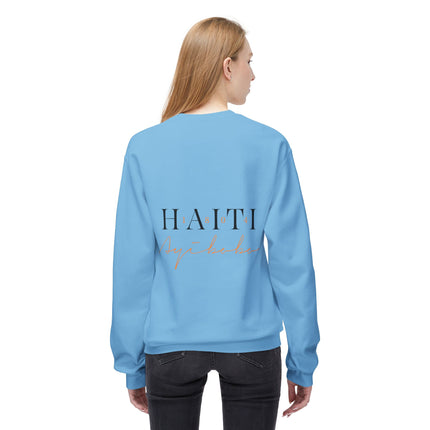 The 1804 Emblem Heritage & Freedom Crewneck Sweatshirt Haitian Pride Series Unisex Midweight Fleece