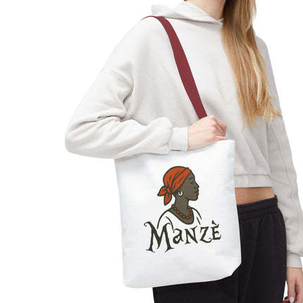 Manzè Limited Edition Heritage Tote Empowering Haitian Women Design - CreoleSizzle