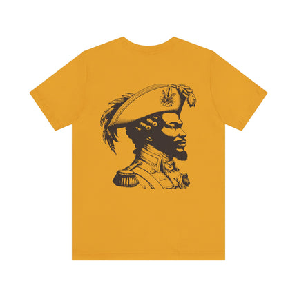 The Commander’s Gaze Regal Tribute T-Shirt Haitian Freedom Series Unisex Jersey Tee, Black History Month
