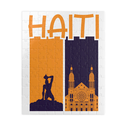 Neg Marron & Cathedral Collector’s Edition Haitian Heritage Puzzle Limited Art Series - CreoleSizzle