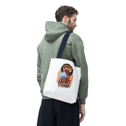 Haitian Loud & Proud Premium Cultural Tote Bags Limited Artist Edition - CreoleSizzle