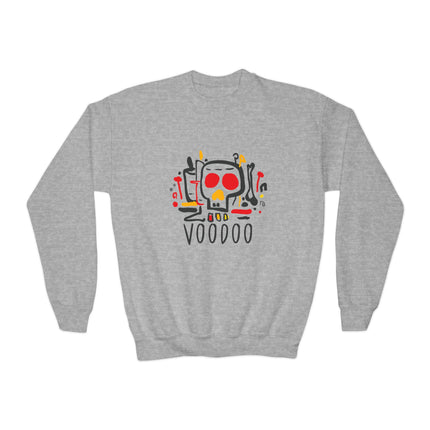The Rebel Spirit Vodou-Inspired Youth Sweatshirt Afro-Haitian Cultural Series Kids’ Premium Crewneck