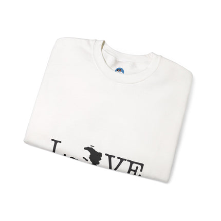LOVE Haitian Island Edition Sweatshirt Minimalist Heritage Series Love Crewneck Sweatshirt